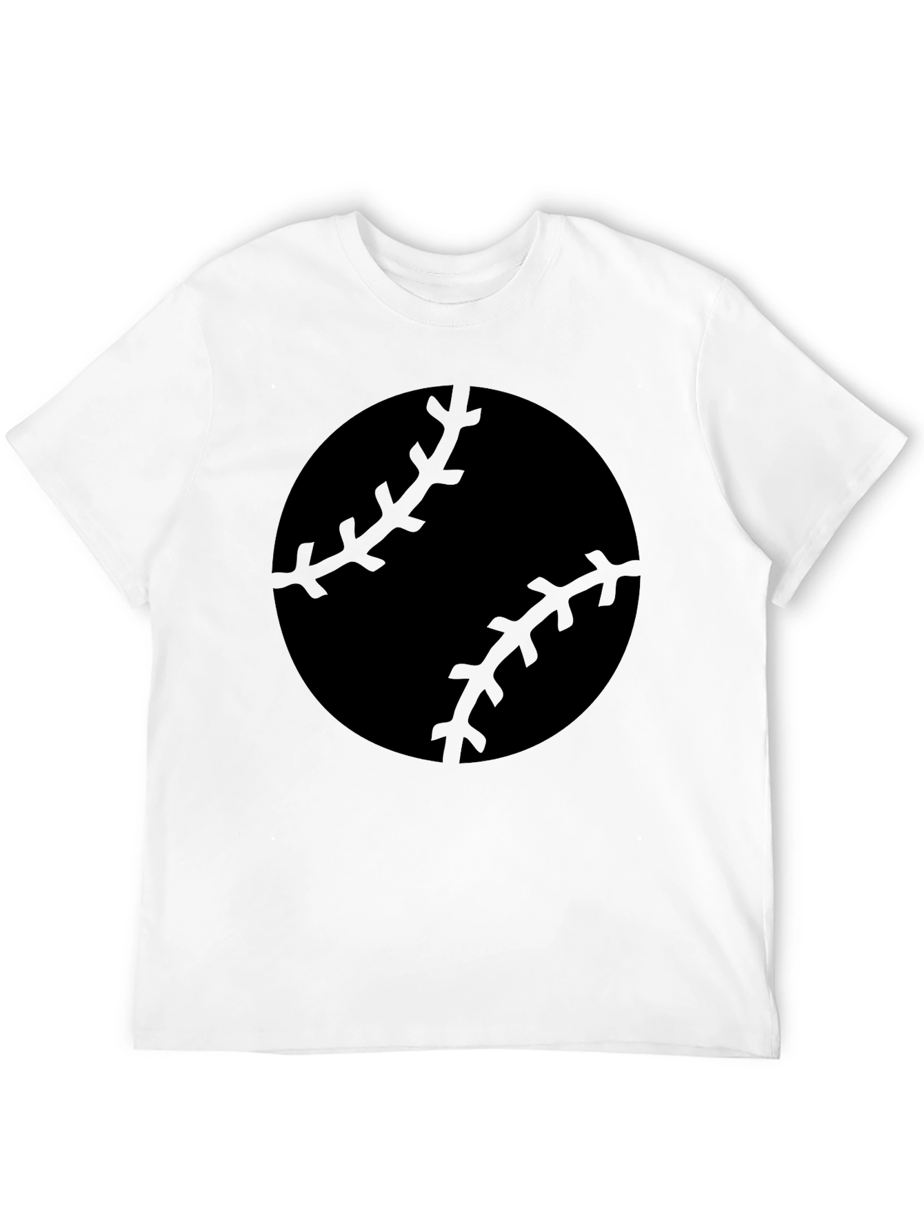 Baseball Graphic Tee - Classic Crew Neck