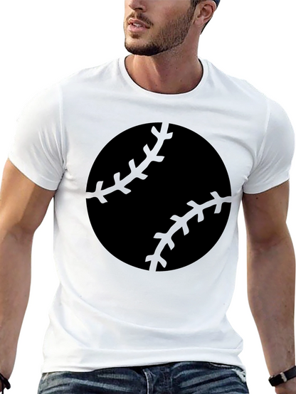 Baseball Graphic Tee - Classic Crew Neck