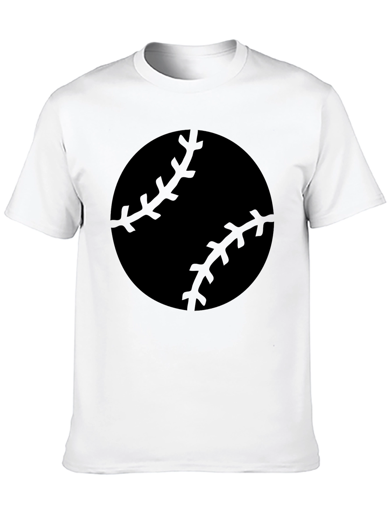 Baseball Graphic Tee - Classic Crew Neck