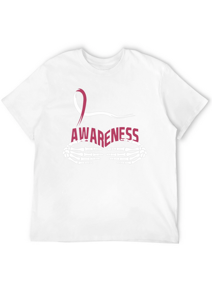Breast Cancer Awareness Skeleton Hands T-Shirt
