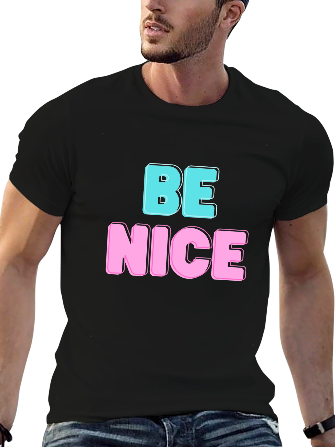 Be Nice Graphic T-Shirt - Casual Comfort Fit