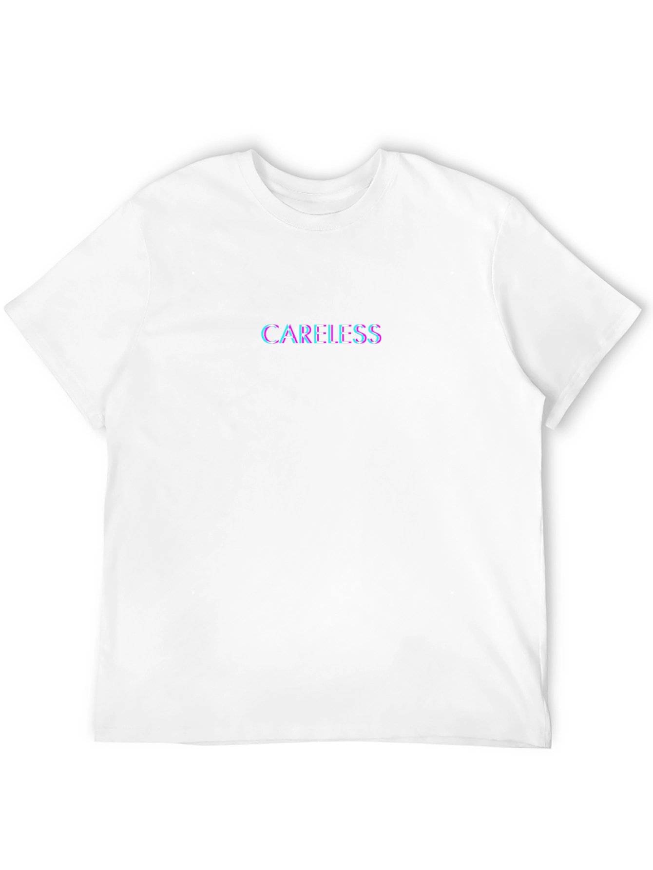 Careless Graphic Tee - Black Cotton Casual Shirt