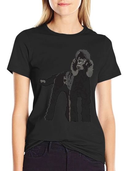 Poodle Graphic T-Shirt - Black Dog Lover Tee