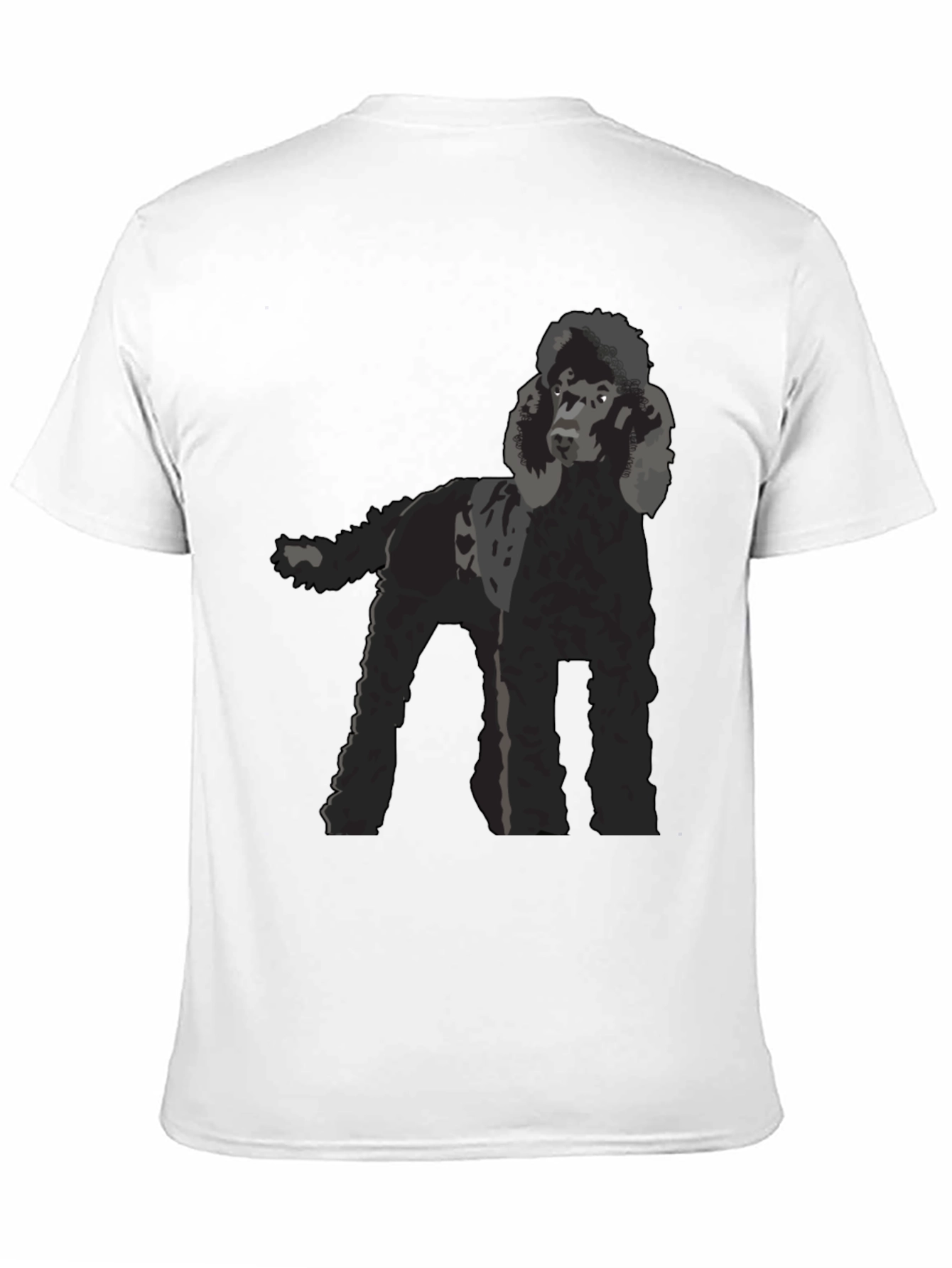 Poodle Graphic T-Shirt - Black Dog Lover Tee