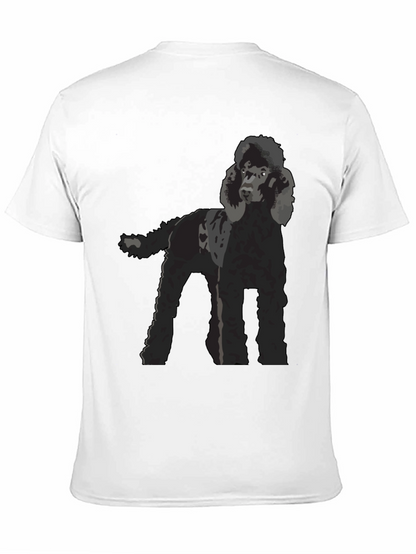 Poodle Graphic T-Shirt - Black Dog Lover Tee