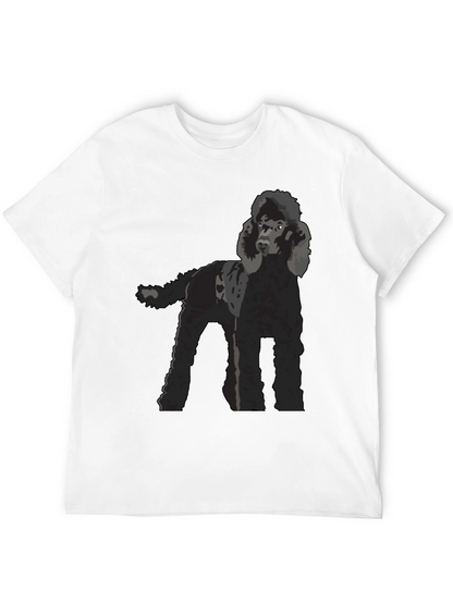 Poodle Graphic T-Shirt - Black Dog Lover Tee