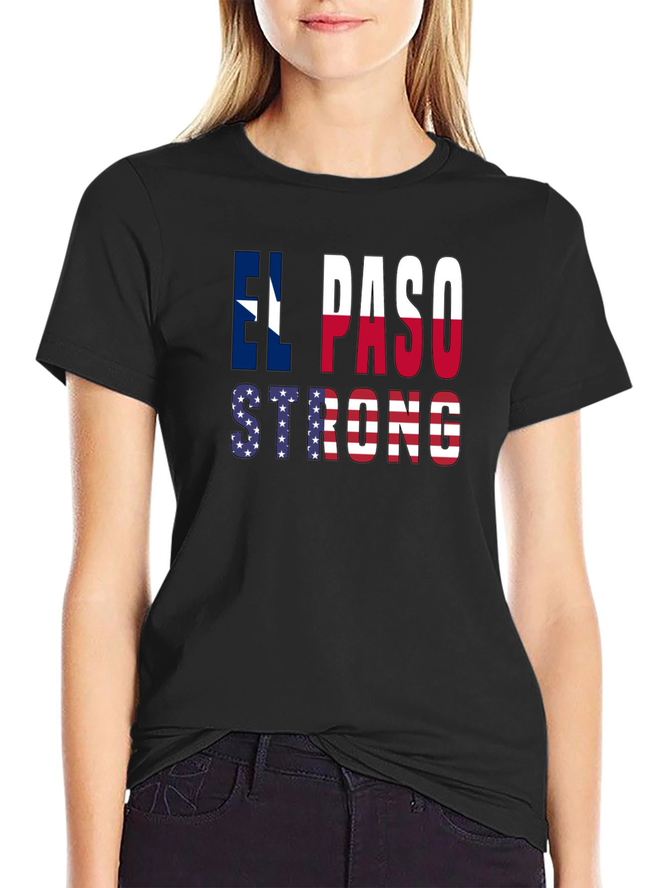 El Paso Strong Flag Graphic T-Shirt