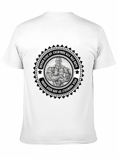 Motivational Bodybuilder Graphic T-Shirt