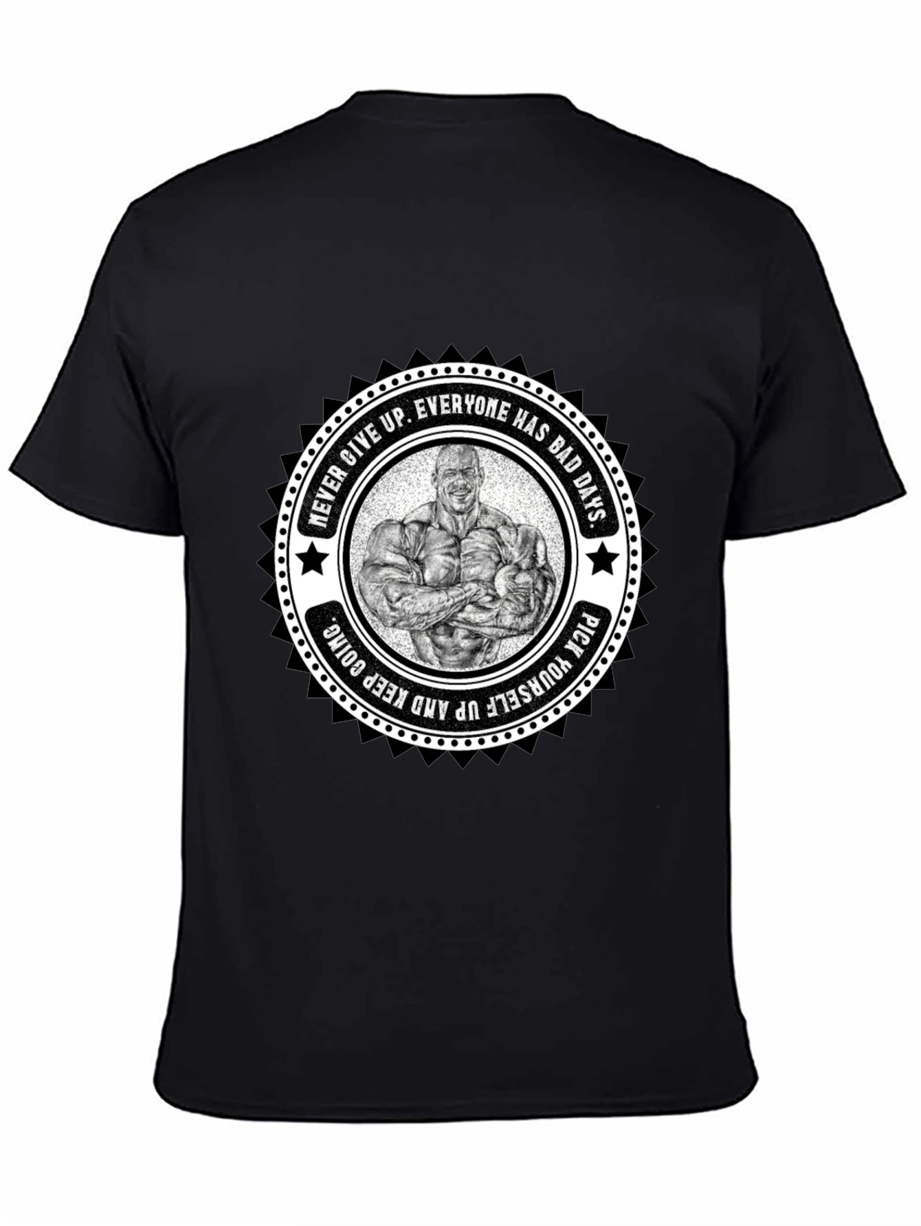 Motivational Bodybuilder Graphic T-Shirt