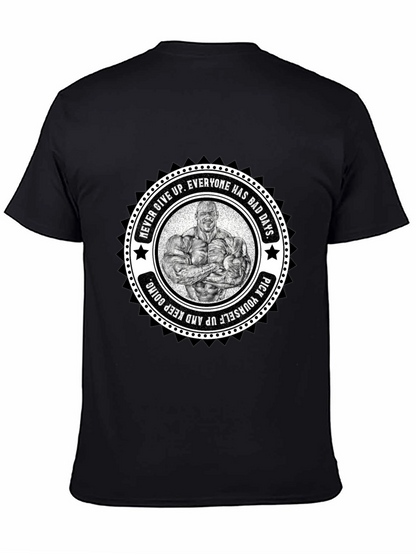 Motivational Bodybuilder Graphic T-Shirt