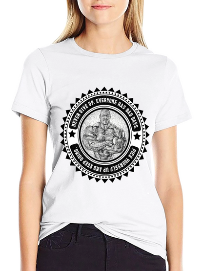 Motivational Bodybuilder Graphic T-Shirt
