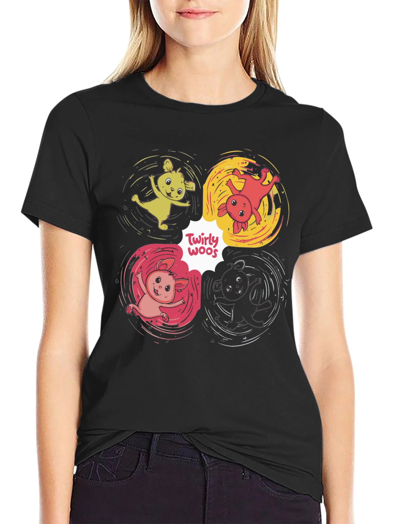 Twirly Woos Cartoon T-Shirt