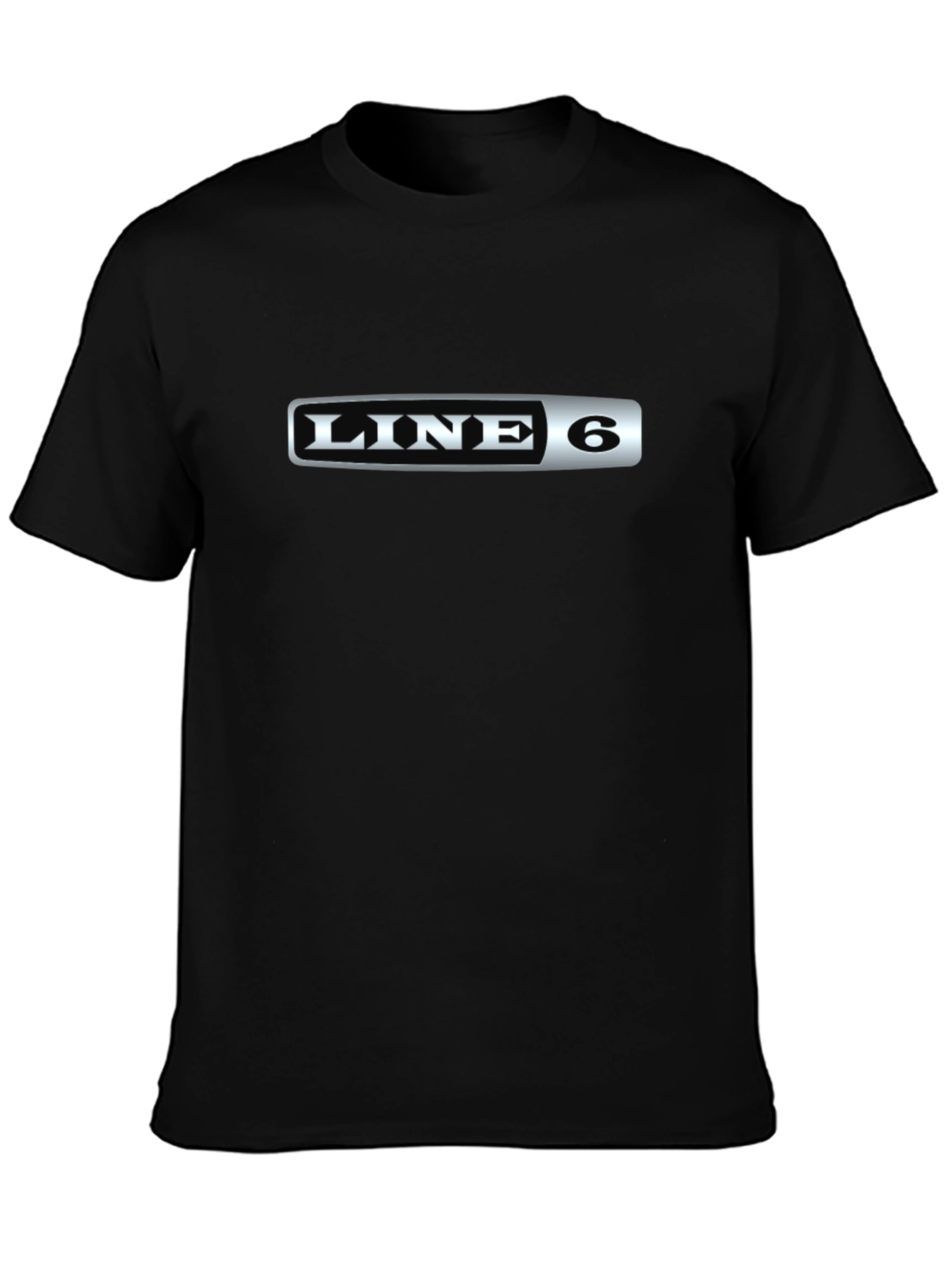 Line 6 Logo Black T-Shirt - Musician Apparel