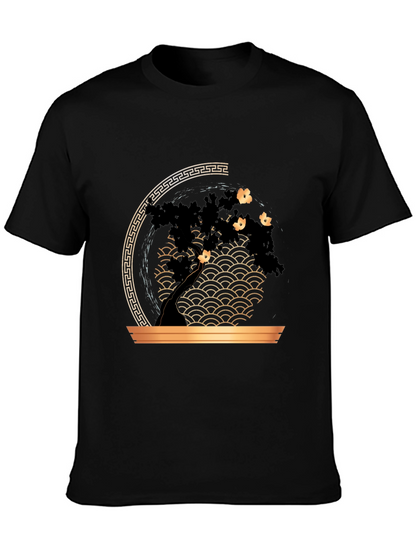 Bonsai Tree Graphic Print T-Shirt