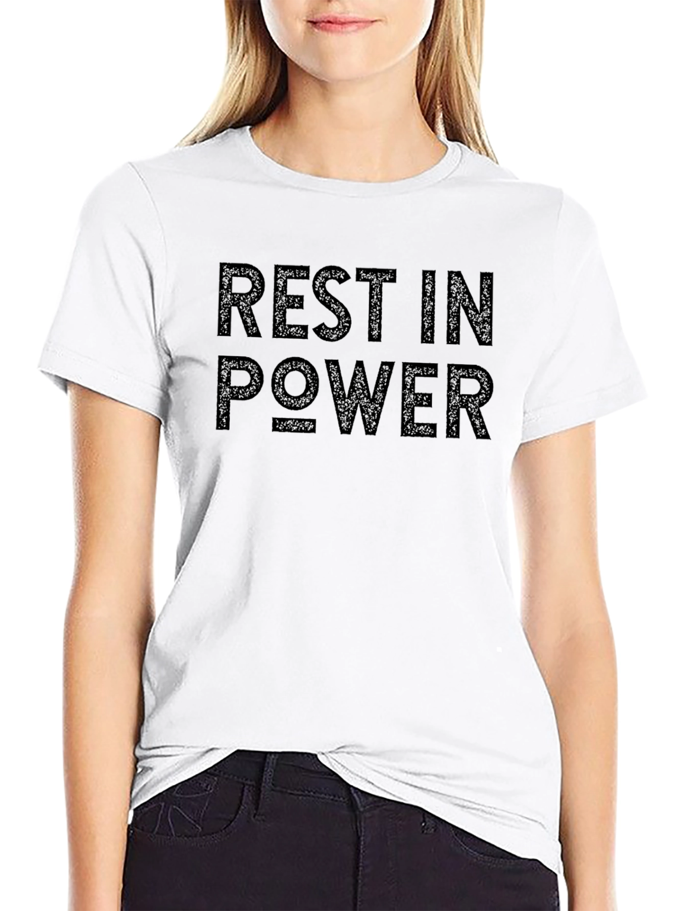 Rest In Power Graphic Tee - Black Unisex
