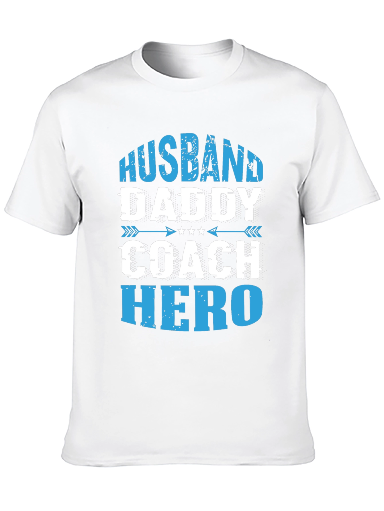 Husband Daddy Coach Hero Graphic T-Shirt