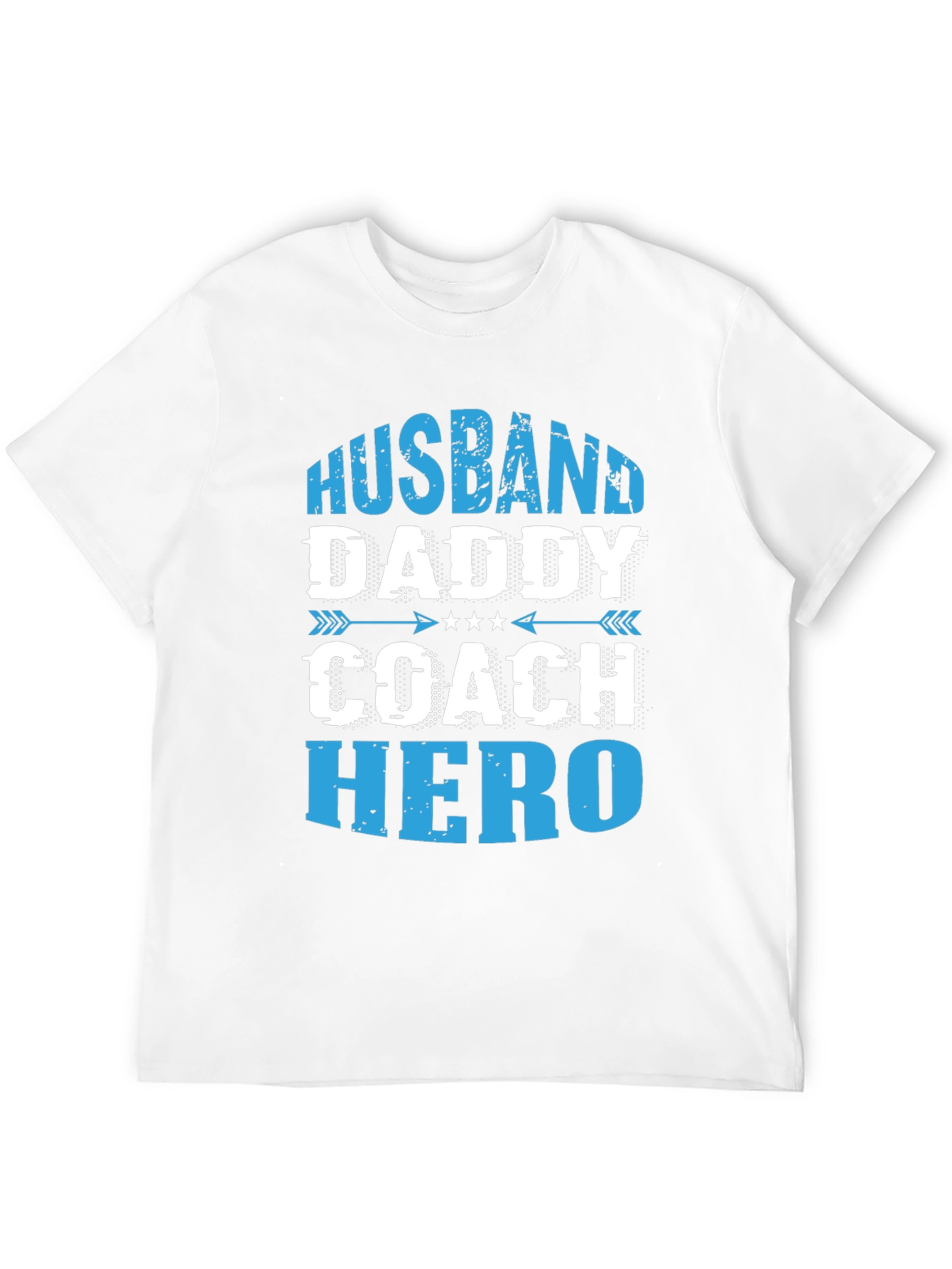 Husband Daddy Coach Hero Graphic T-Shirt