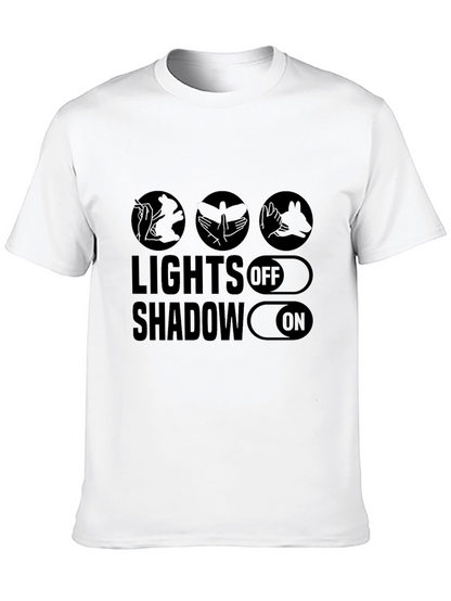 Lights Off Shadow On Graphic Tee