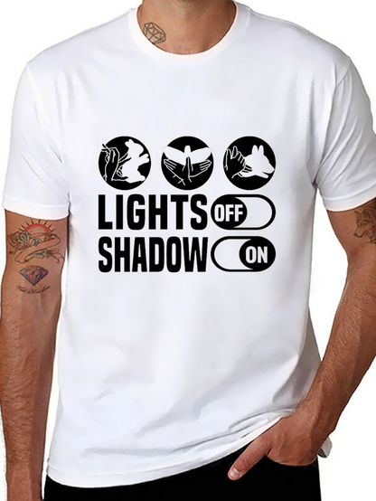 Lights Off Shadow On Graphic Tee