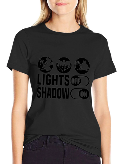 Lights Off Shadow On Graphic Tee