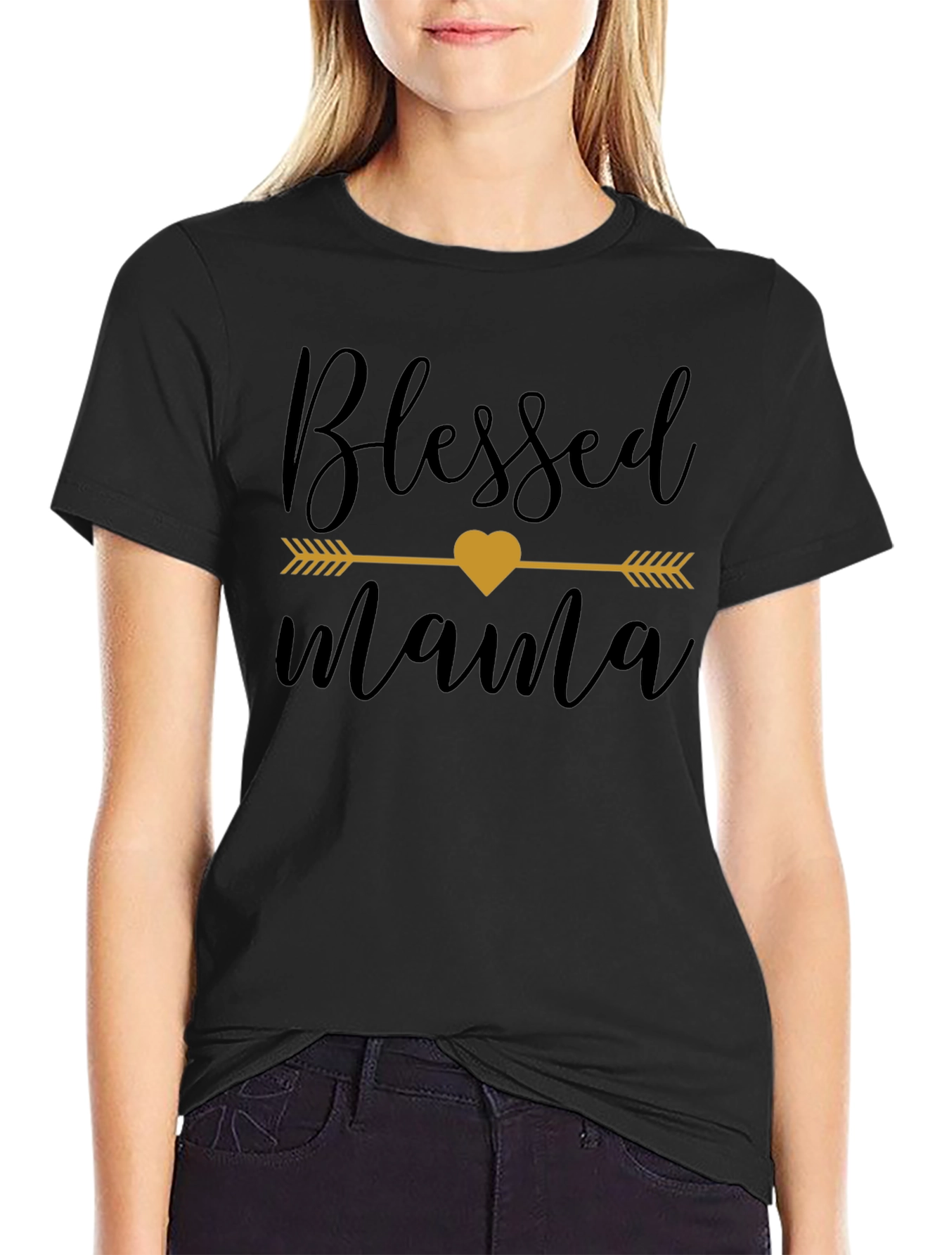 Blessed Mama T-Shirt - Stylish Womens Tee