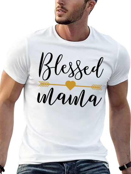 Blessed Mama T-Shirt - Stylish Womens Tee