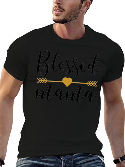 Blessed Mama T-Shirt - Stylish Womens Tee