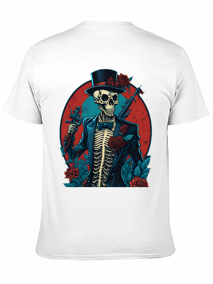 Skeleton Gangster Graphic Tee