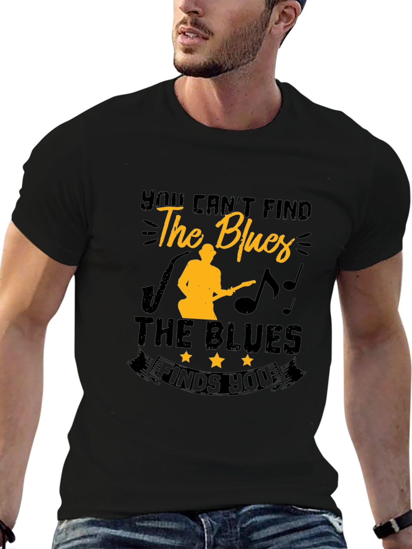 Blues Music T-Shirt - Musician Guitar Player Tee