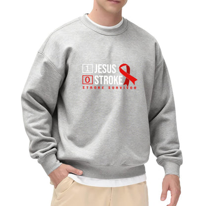 Stroke Survivor Faith Statement Sweatshirt
