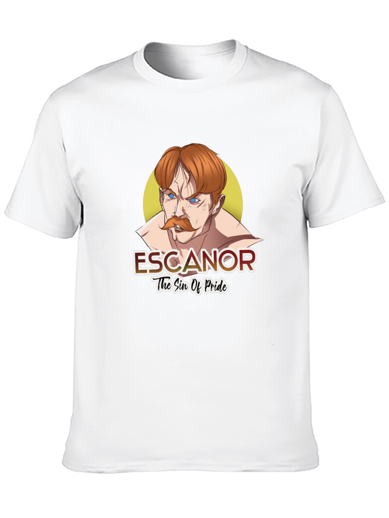 Escanor Seven Deadly Sins Anime Black T-Shirt