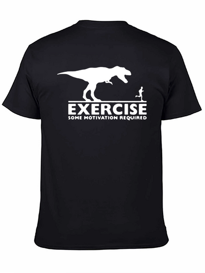 Exercise Dinosaur Motivation T-Shirt