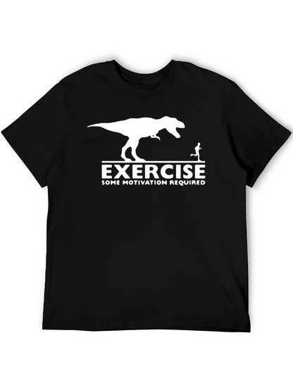 Exercise Dinosaur Motivation T-Shirt