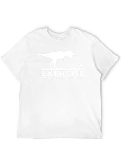 Exercise Dinosaur Motivation T-Shirt
