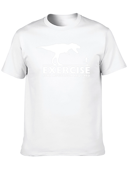 Exercise Dinosaur Motivation T-Shirt