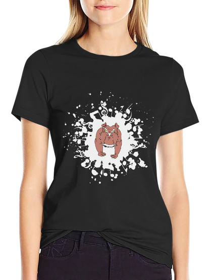 Bulldog Music T-Shirt - Graphic Tee