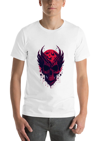 Skull & Bats Graphic Tee - Mens Black T-Shirt