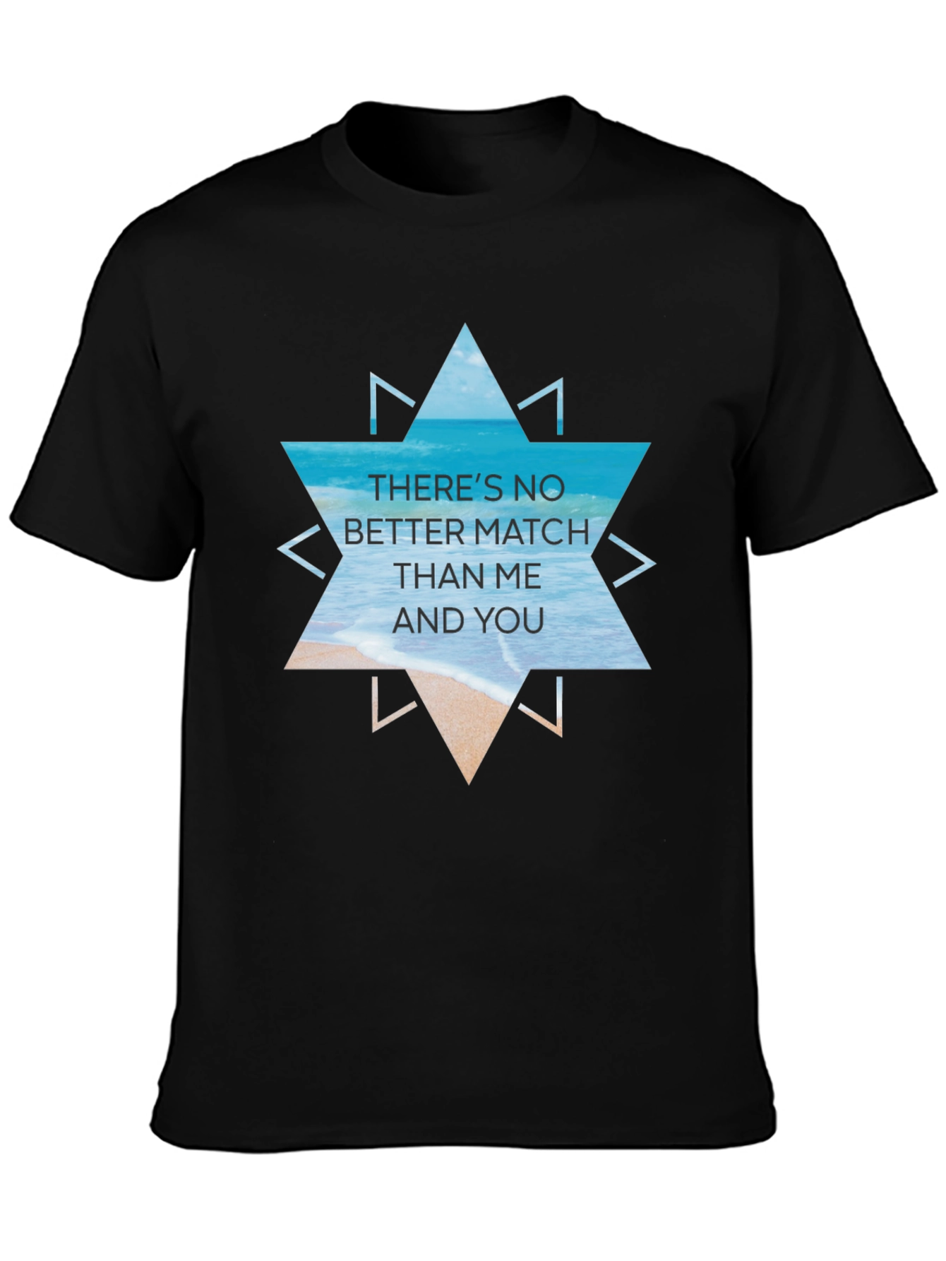 Beach Vibes Graphic Tee - Theres No Better Match