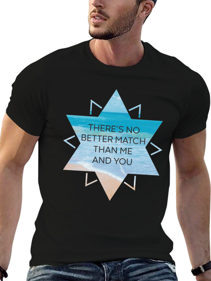 Beach Vibes Graphic Tee - Theres No Better Match