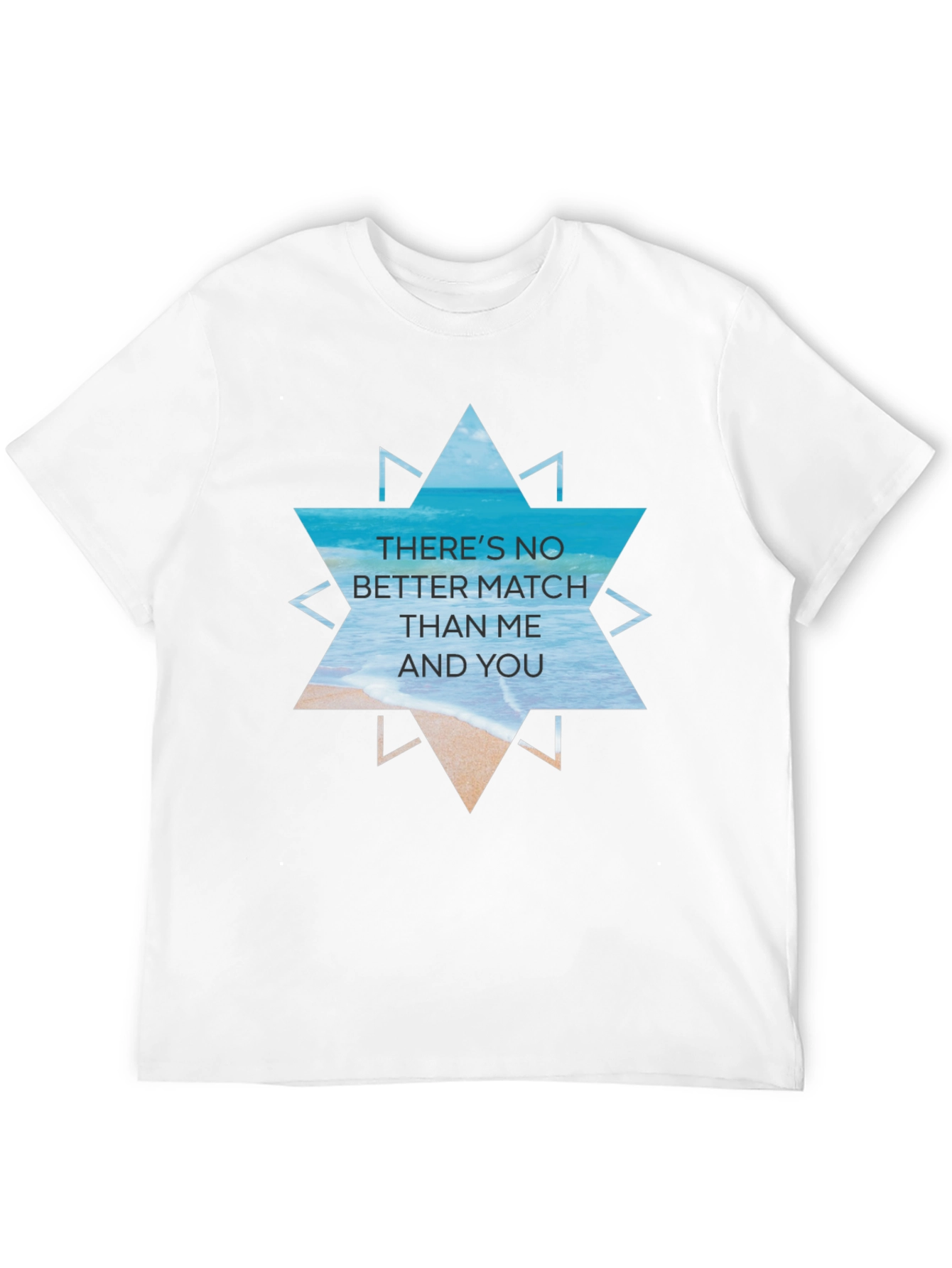 Beach Vibes Graphic Tee - Theres No Better Match