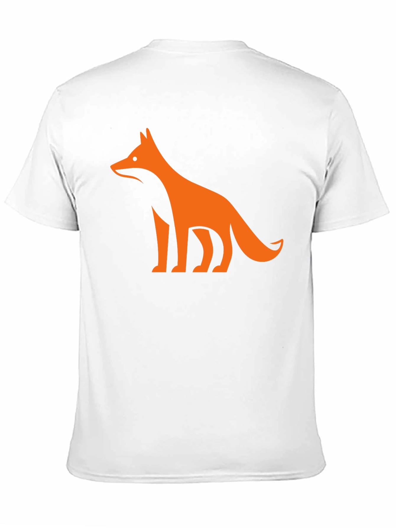 Modern Fox Graphic Tee - Black Casual Shirt