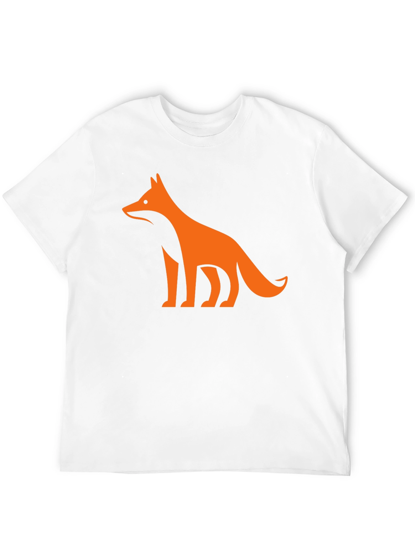 Modern Fox Graphic Tee - Black Casual Shirt