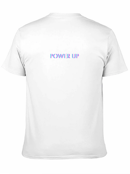 Power Up Black T-Shirt - Graphic Tee