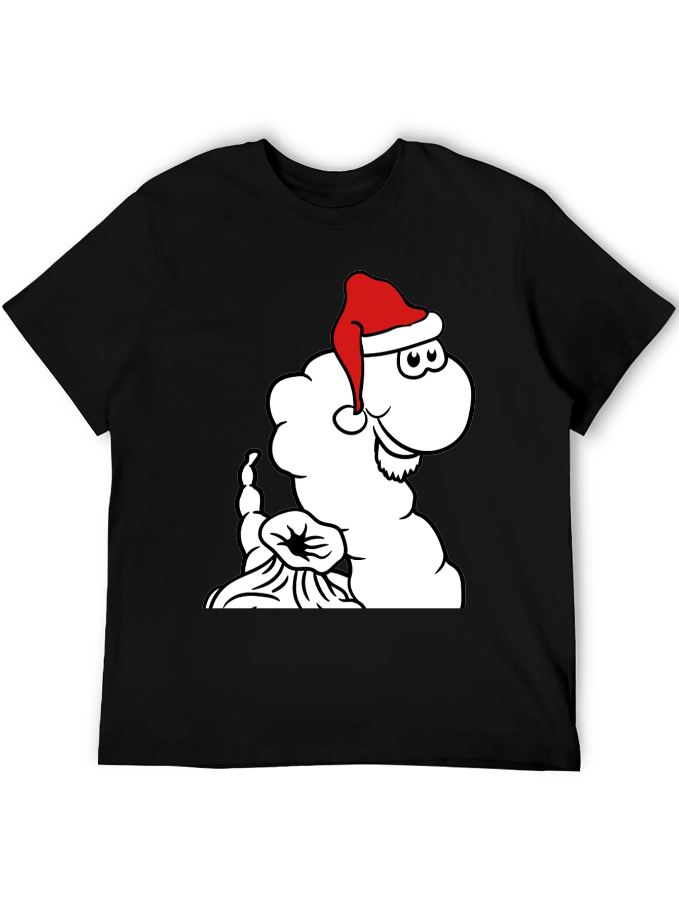 Festive Cartoon Santa Cloud T-Shirt
