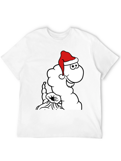 Festive Cartoon Santa Cloud T-Shirt
