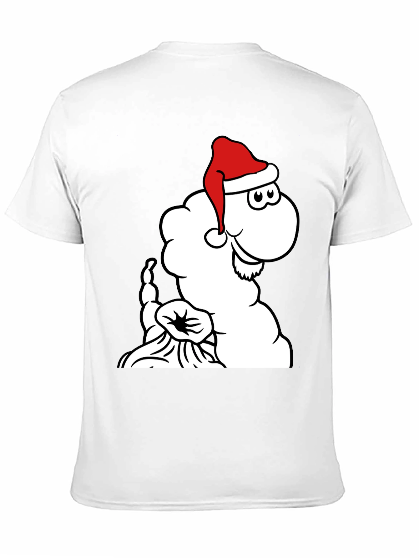 Festive Cartoon Santa Cloud T-Shirt