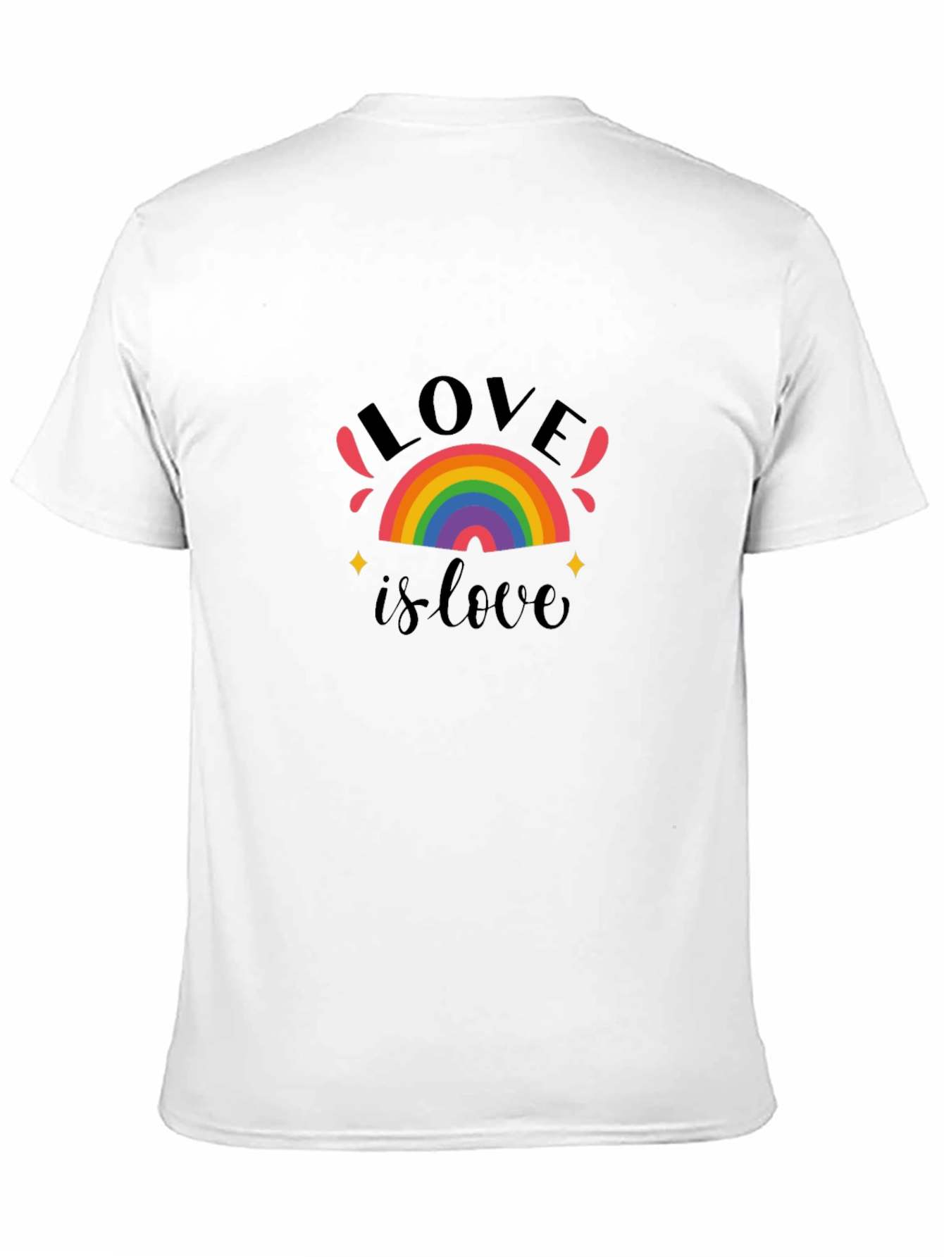 Love Is Love Rainbow Graphic T-Shirt