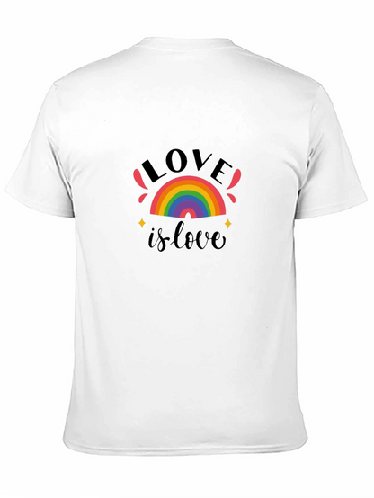 Love Is Love Rainbow Graphic T-Shirt