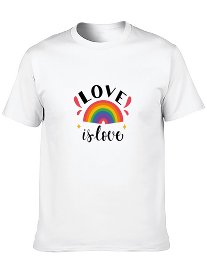 Love Is Love Rainbow Graphic T-Shirt