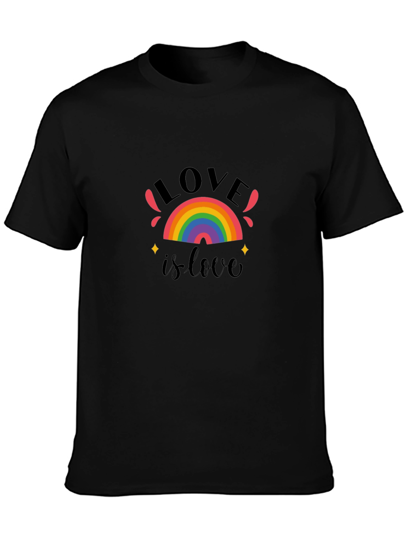 Love Is Love Rainbow Graphic T-Shirt